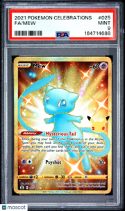 2021 Pokemon Celebrations Mew Fa PSA 9 #025