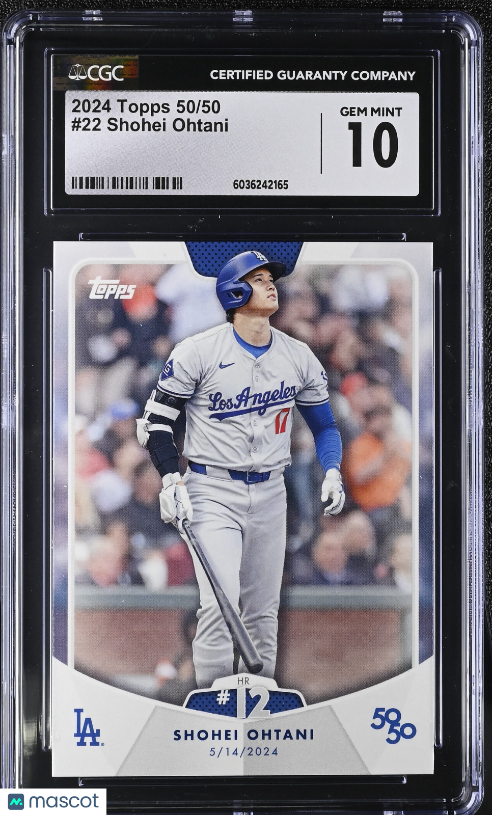 Shohei Ohtani 2024 Topps 50/50 #22 CGC 10
