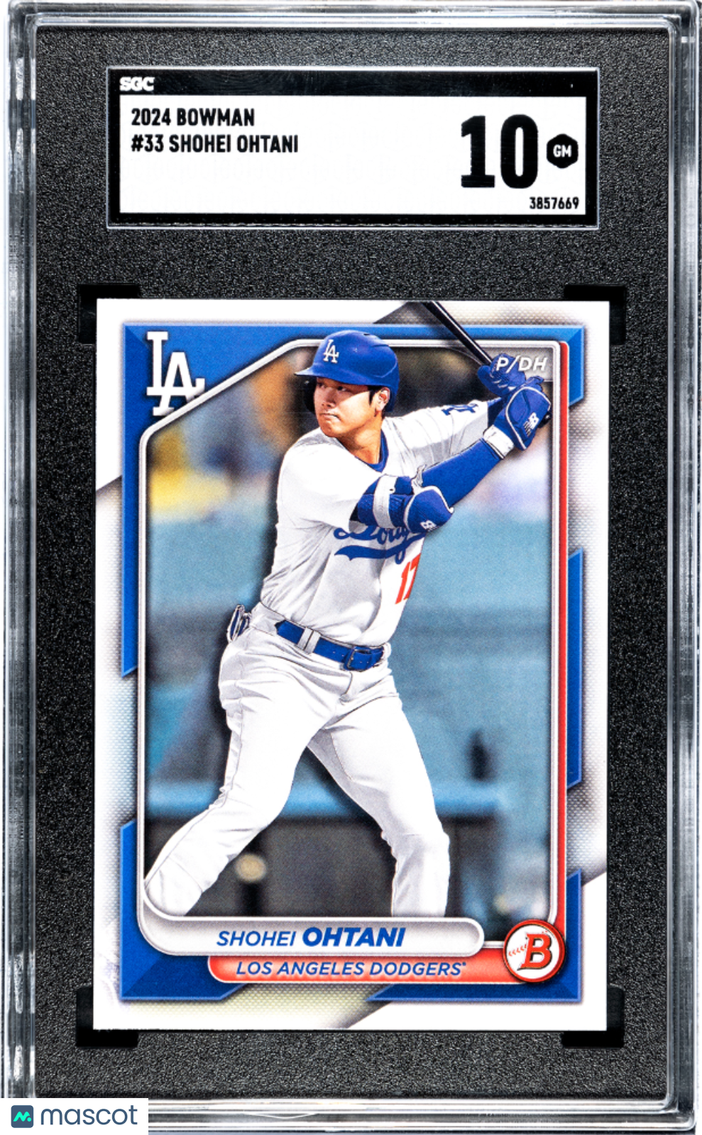 Shohei Ohtani 2024 Bowman #33 SGC 10