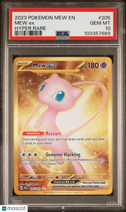 2023 Pokemon Mew EN-151 Mew EX Hyper Rare PSA 10 #205