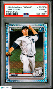 Tarik Skubal 2020 Bowman Chrome Mega Box #BCP108 PSA 10