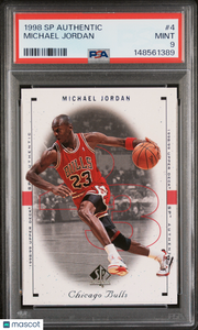 Michael Jordan 1998 SP Authentic #4 PSA 9
