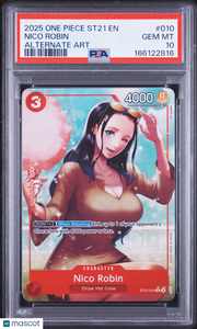 2025 One Piece Starter Deck St21-EX Gear 5 Nico Robin Alternate Art PSA 10 #010