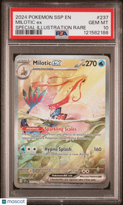 2024 Pokemon SSP EN-Surging Sparks Milotic EX Special Illustration Rare PSA 10 #237