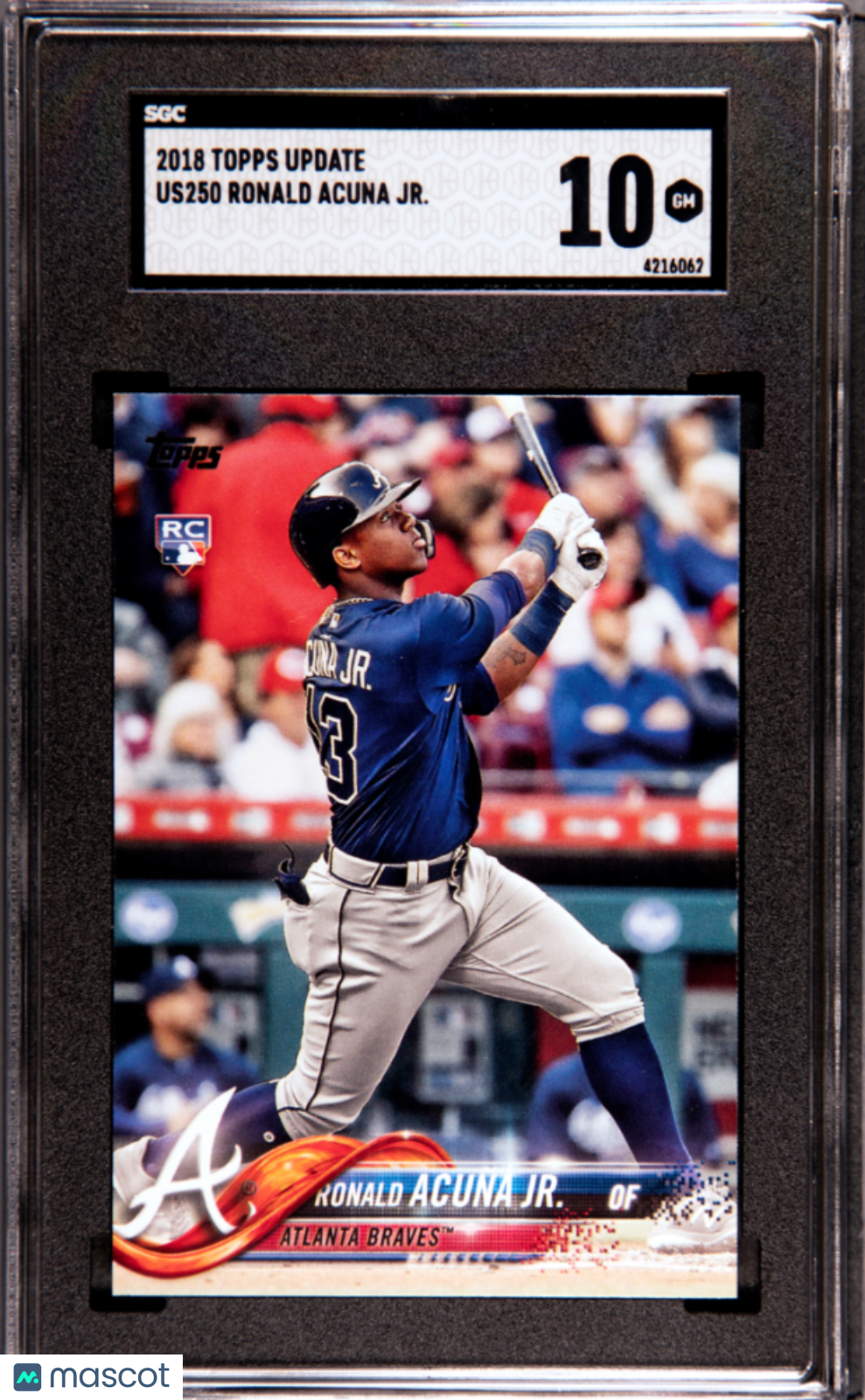 Ronald Acuna JR. 2018 Topps Update #US250 SGC 10
