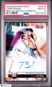 Tarik Skubal 2020 Bowman's Best Best Of 2020 Autographs #B20TS PSA 10