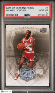 Michael Jordan 2009 Upper Deck Jordan Legacy #5 PSA 10