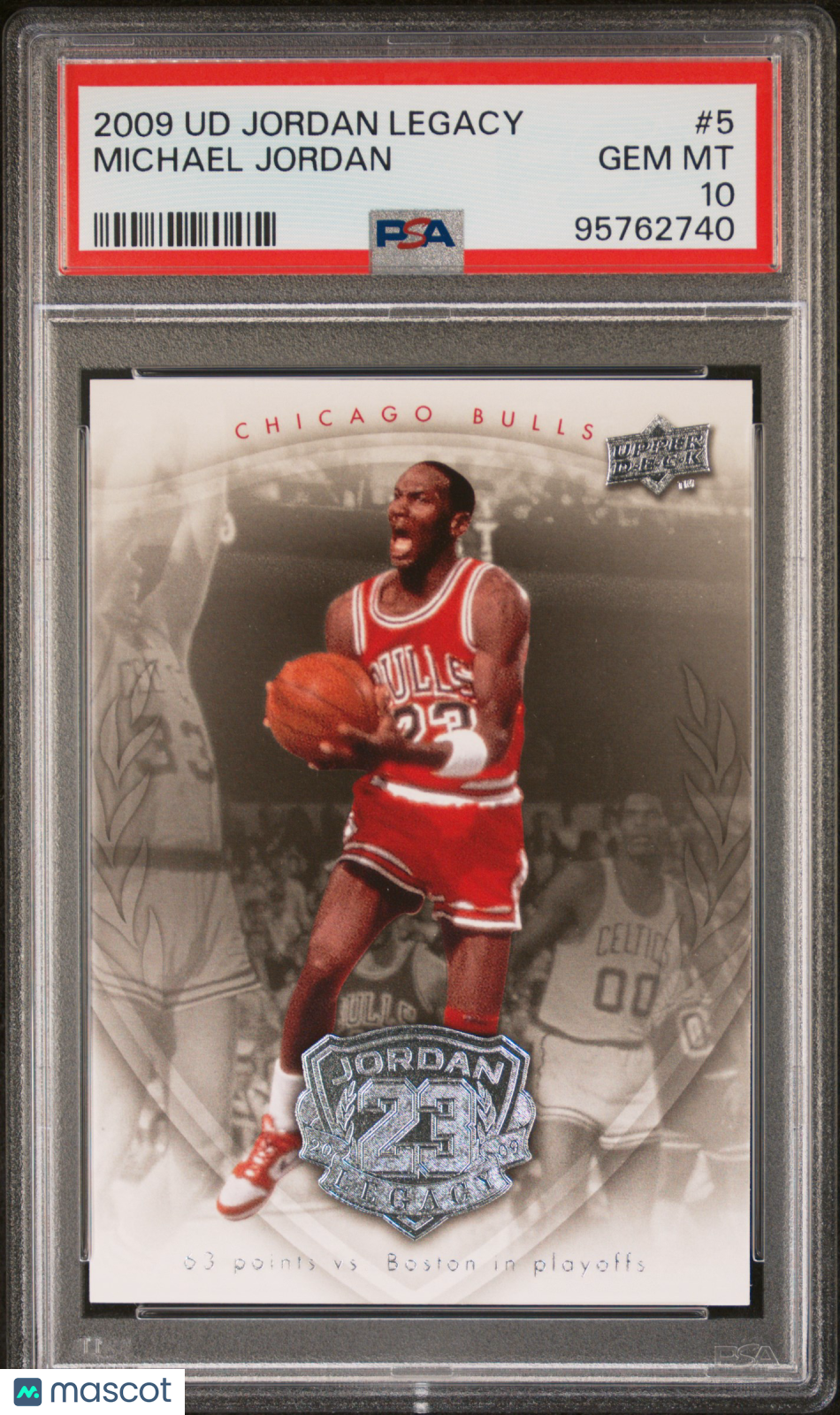 Michael Jordan 2009 Upper Deck Jordan Legacy #5 PSA 10