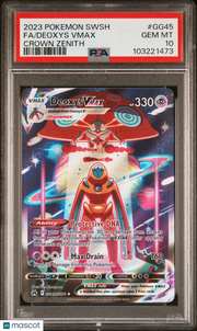 2023 Pokemon Crown Zenith Deoxys VMAX Crown Zenith Fa PSA 10 #GG45