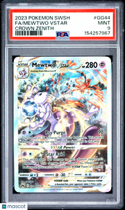 2023 Pokemon Sword And Shield Crown Zenith Mewtwo VSTAR Crown Zenith Fa PSA 9 #GG44