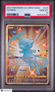 2021 Pokemon Celebrations Mew Fa PSA 10 #025