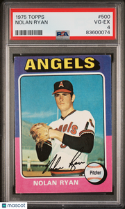 Nolan Ryan 1975 Topps #500 PSA 4