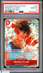 2025 One Piece Op12-Legacy Of The Master Monkey D. Luffy Alternate Art PSA 10 #015