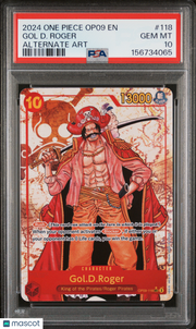 2024 One Piece Op09-Emperors In The New World Gol D. Roger Alternate Art PSA 10 #118