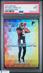 Michael Penix JR. 2024 Panini Mosaic Kaleidoscopic #25 PSA 9