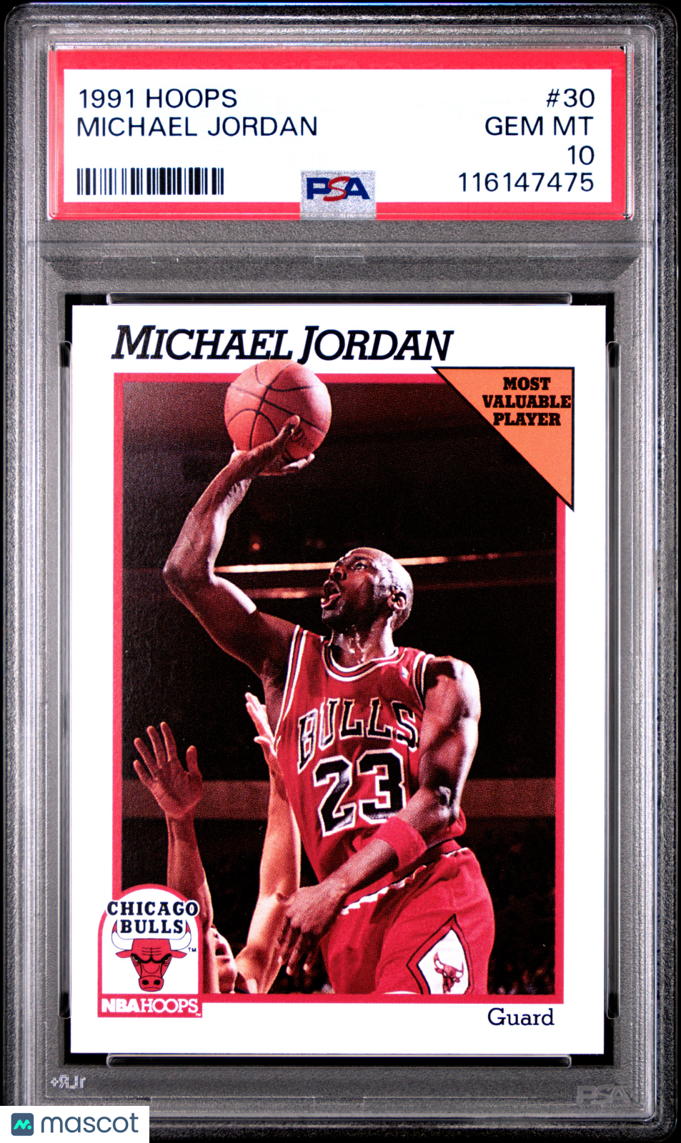 Michael Jordan 1991 Hoops #30 PSA 10