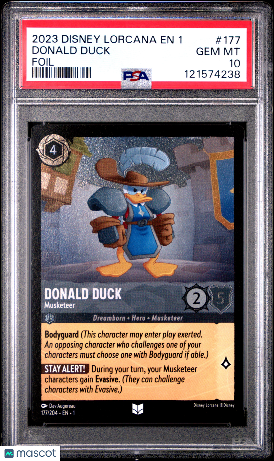 2023 Disney Lorcana EN 1-The First Chapter Donald Duck Foil PSA 10 #177