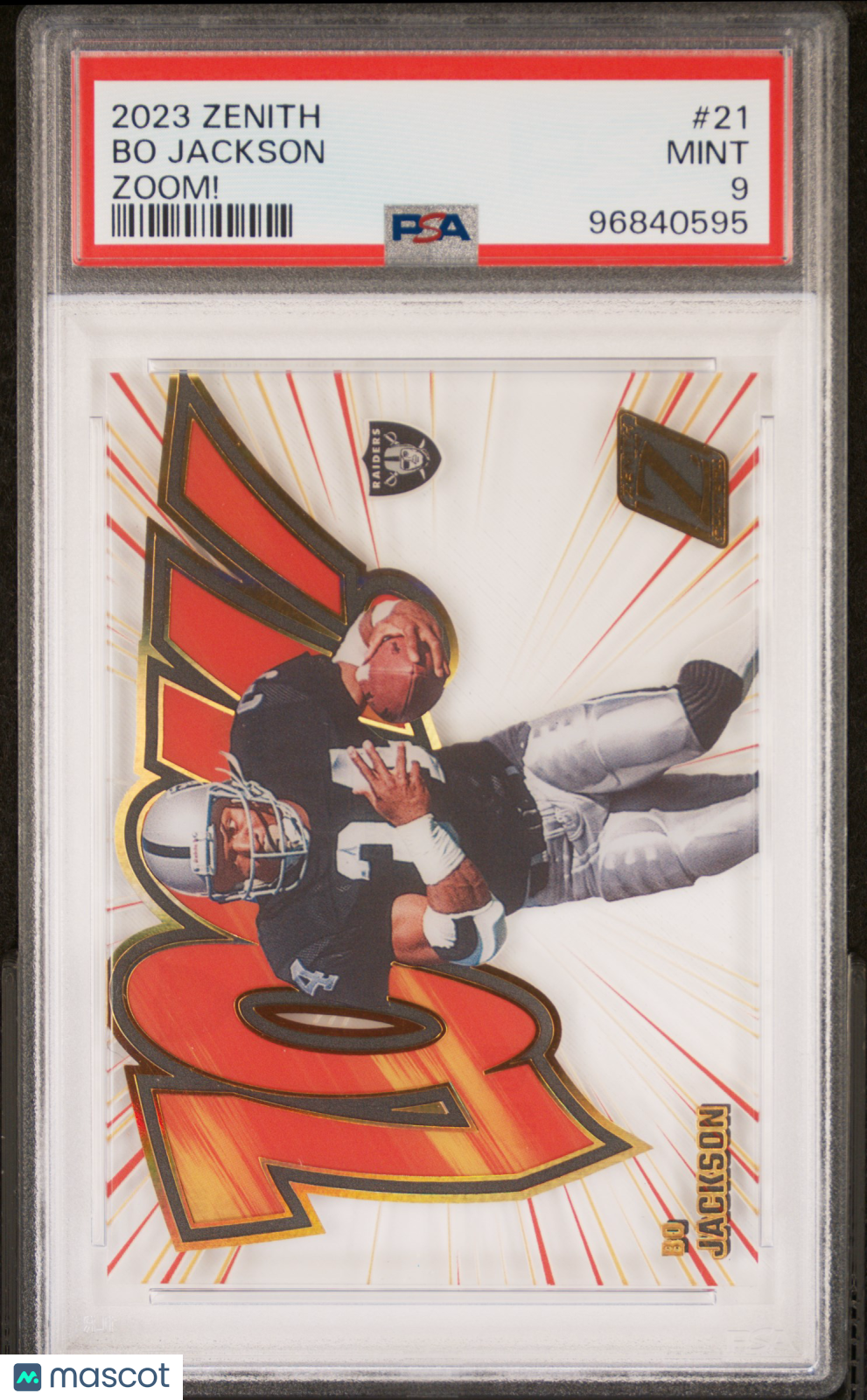 Bo Jackson 2023 Panini Zenith Zoom! #21 PSA 9