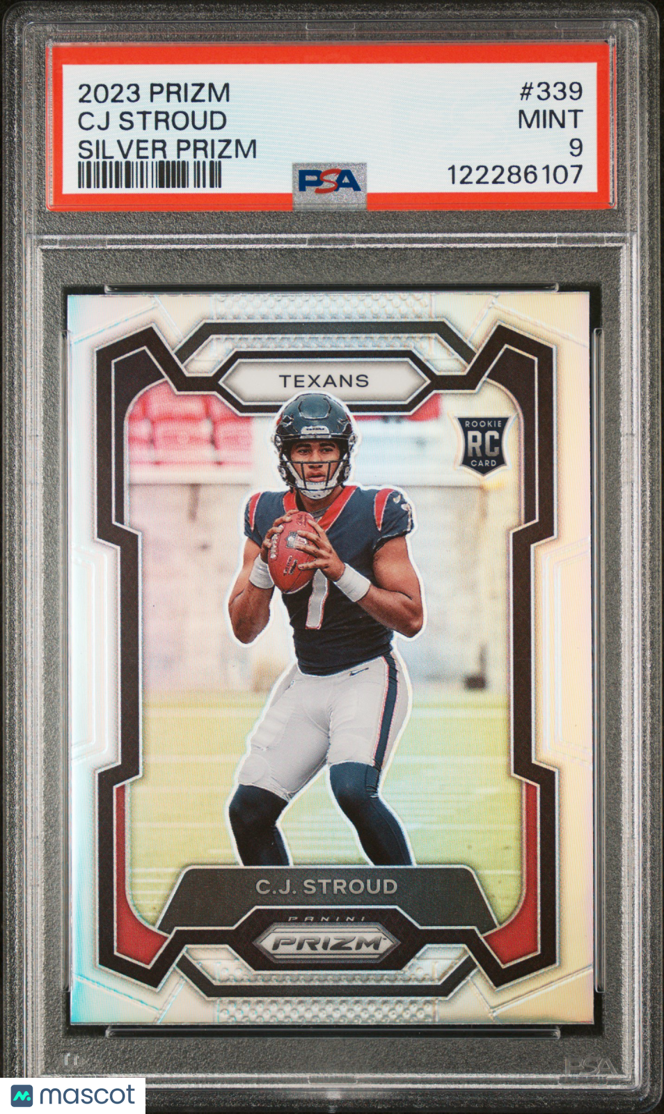 CJ Stroud 2023 Panini Prizm #339 Silver PSA 9