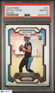 Bryce Young 2023 Panini Prizm #311 Silver PSA 10