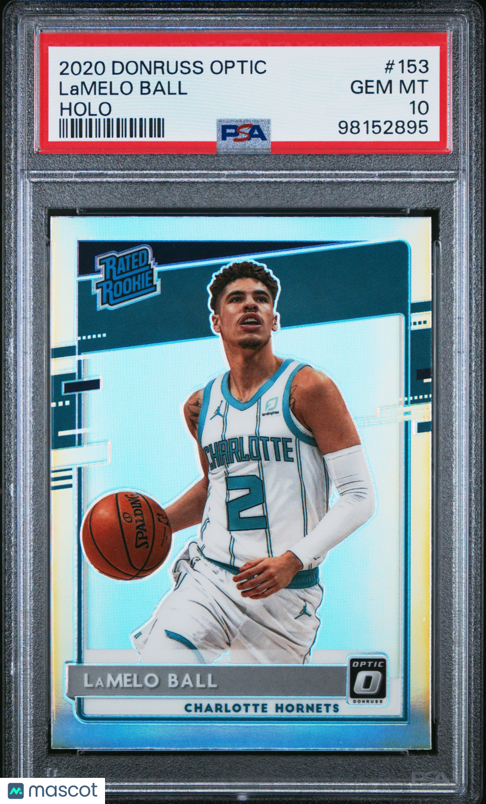 Lamelo Ball 2020 Panini Donruss Optic #153 Holo PSA 10
