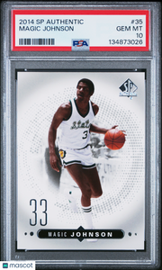 Magic Johnson 2014 SP Authentic #35 PSA 10