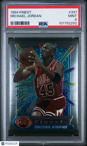 Michael Jordan 1994 Finest #331 PSA 9