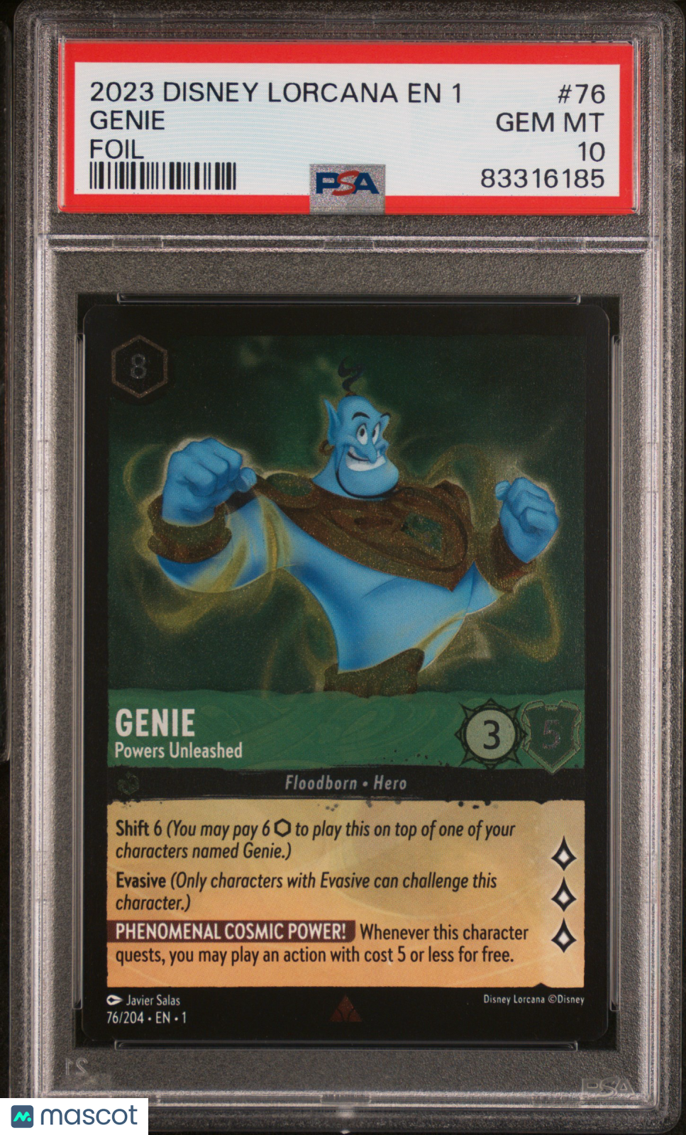 2023 Disney Lorcana EN 1-The First Chapter Genie Foil PSA 10 #76