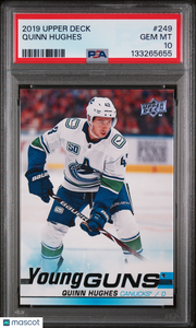 Quinn Hughes 2019 Upper Deck #249 PSA 10