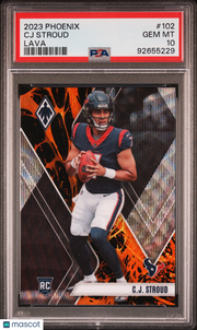 CJ Stroud 2023 Panini Phoenix #102 Lava PSA 10
