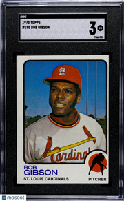 Bob Gibson 1973 Topps #190 SGC 3