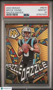 Bryce Young 2023 Panini Mosaic Razzle Dazzle #RD15 PSA 10