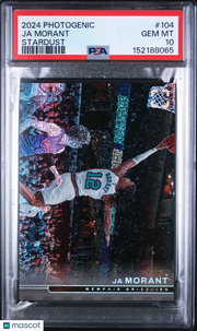 Ja Morant 2024 Panini Photogenic #104 Stardust PSA 10