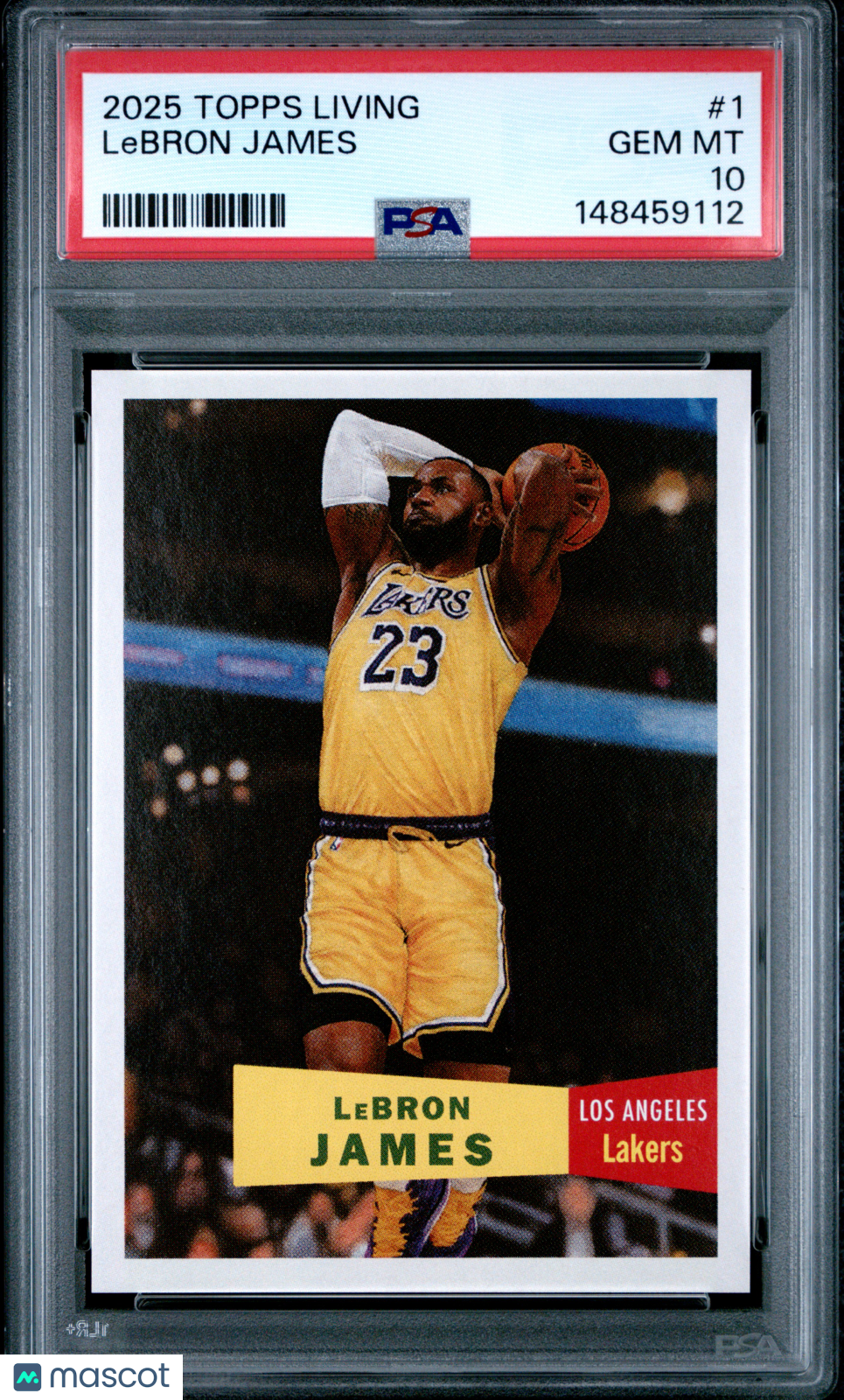 LeBron James 2025 Topps Living #1 PSA 10