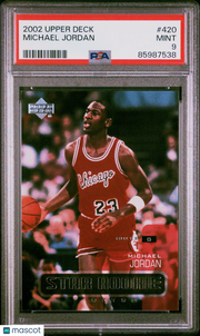 Michael Jordan 2002 Upper Deck #420 PSA 9