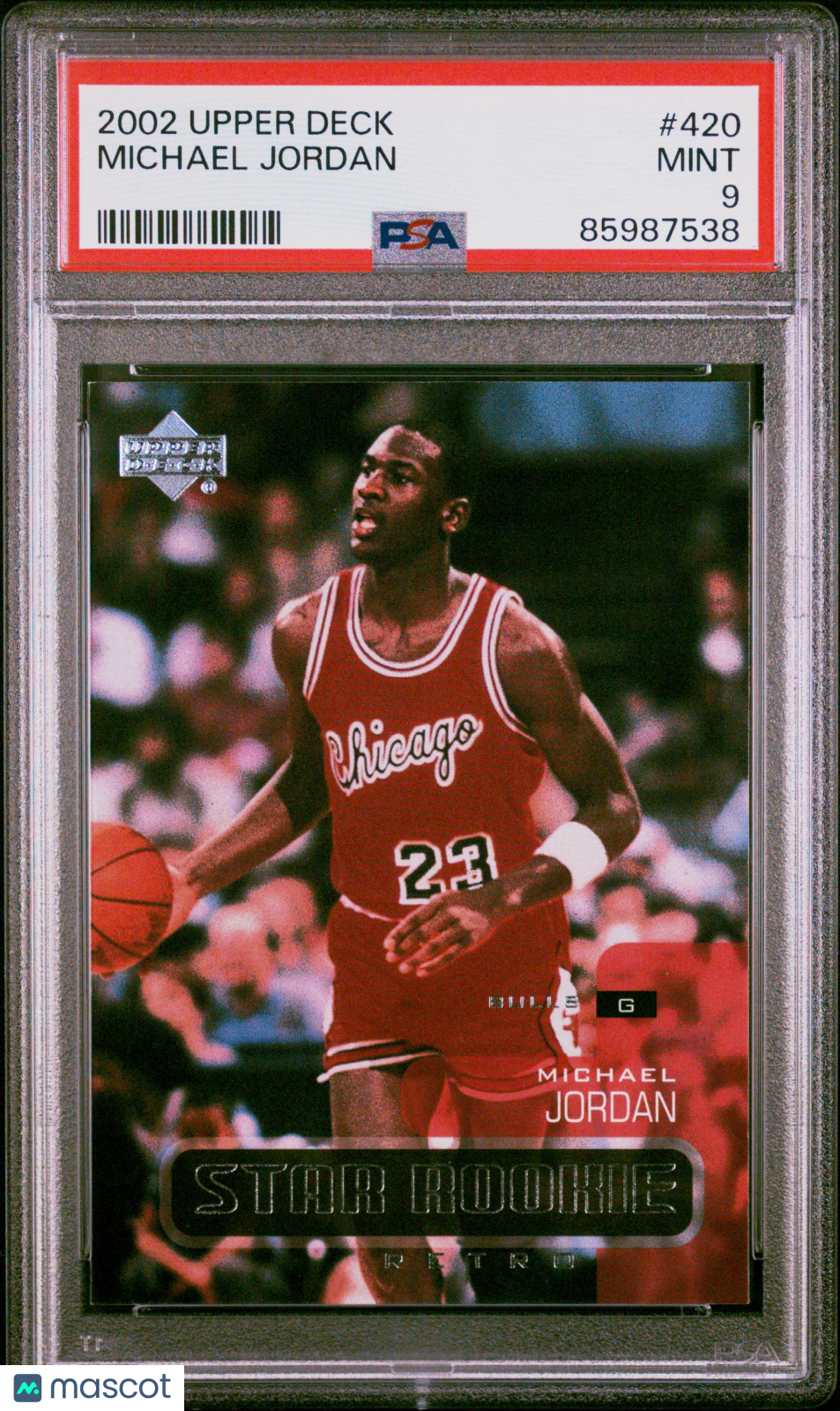 Michael Jordan 2002 Upper Deck #420 PSA 9