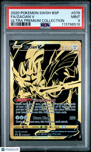 2020 Pokemon Swsh Black Star Promo Zacian V Ultra Premium Collection Fa PSA 9 #076