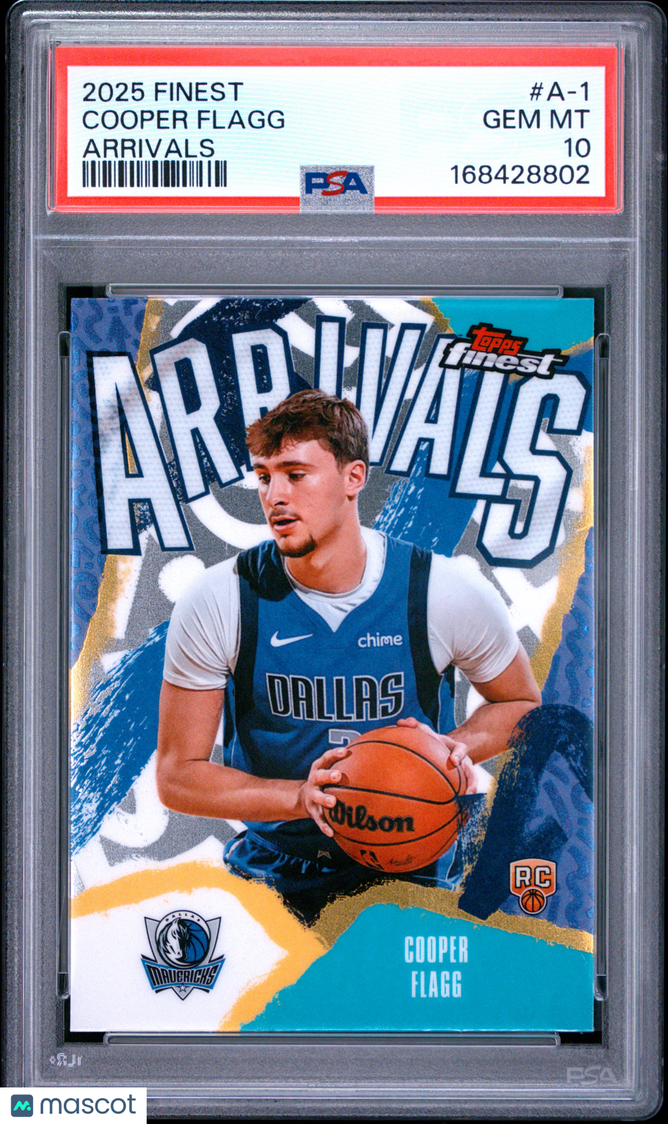 Cooper Flagg 2025 Topps Finest Arrivals #A-1 PSA 10