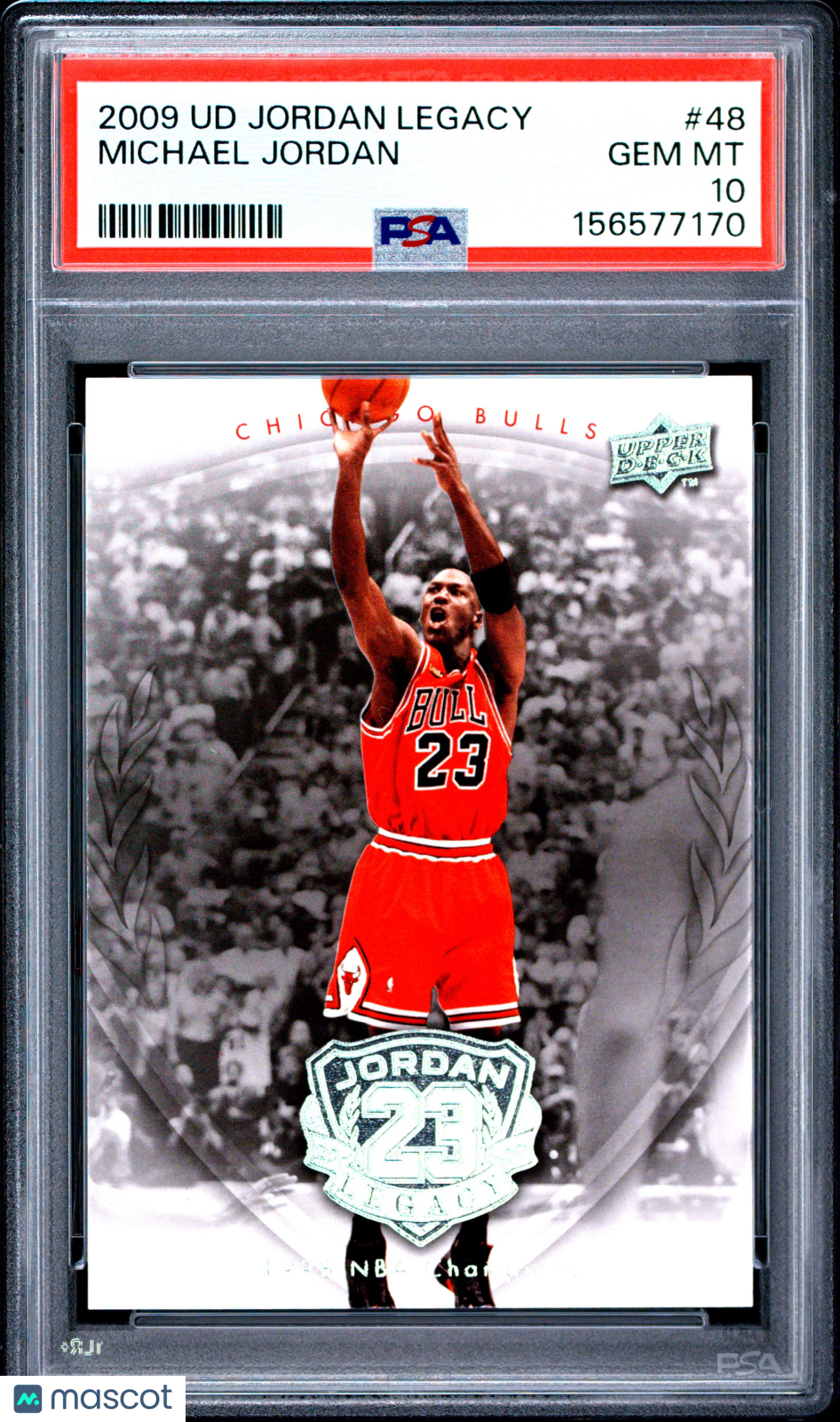 Michael Jordan 2009 Upper Deck Jordan Legacy #48 PSA 10
