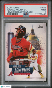 Ronald Acuna JR. 2025 Topps Home Field Advantage #HA2 PSA 9