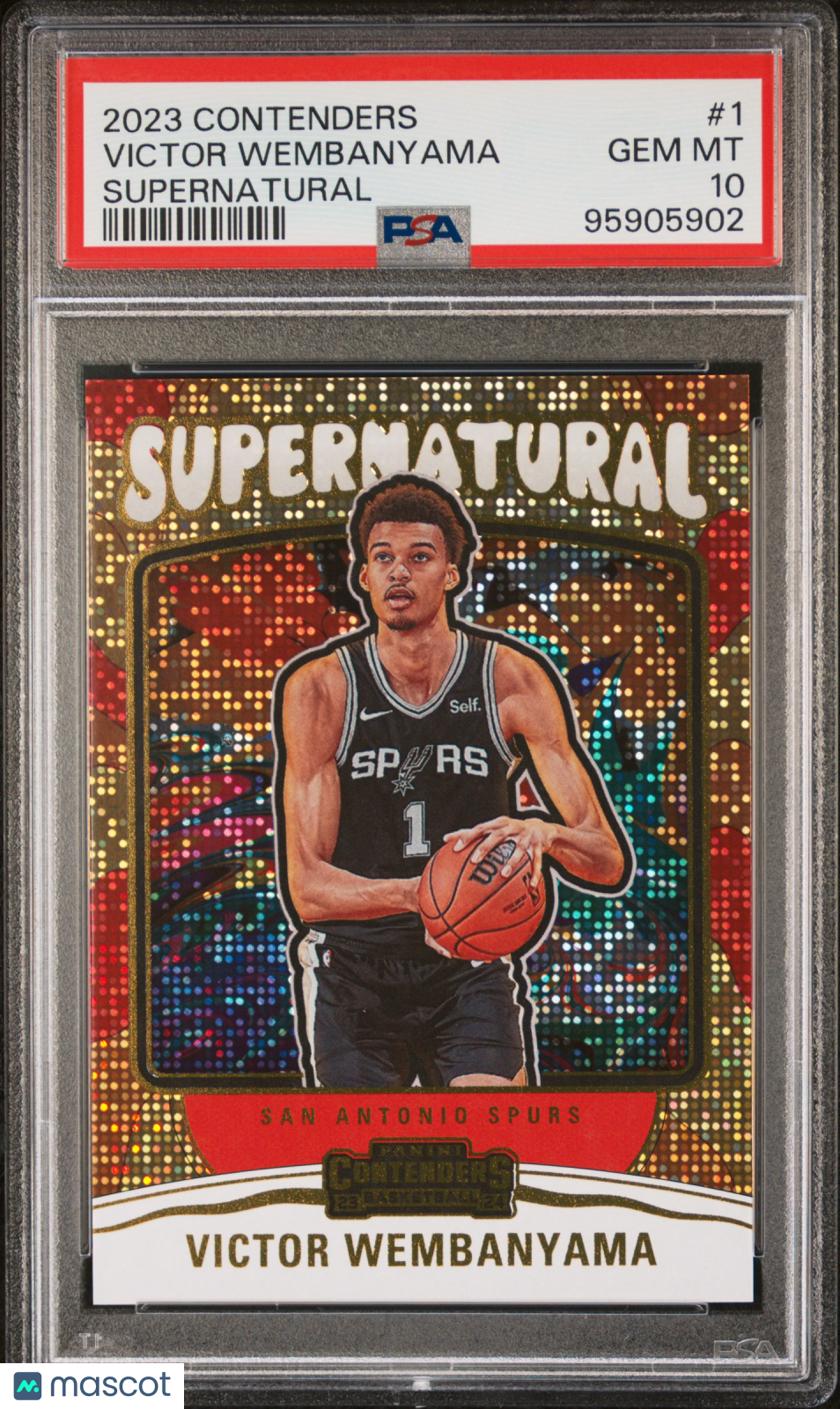 Victor Wembanyama 2023 Panini Contenders Supernatural #1 PSA 10