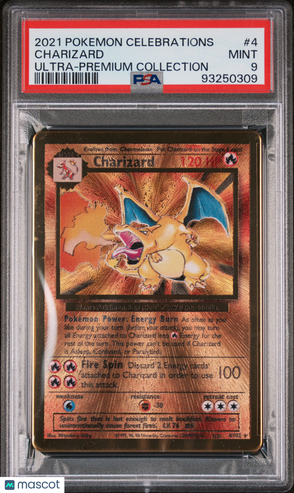 2021 Pokemon Celebrations Ultra-Premium Collection Charizard Ultra-Premium Collection PSA 9 #4