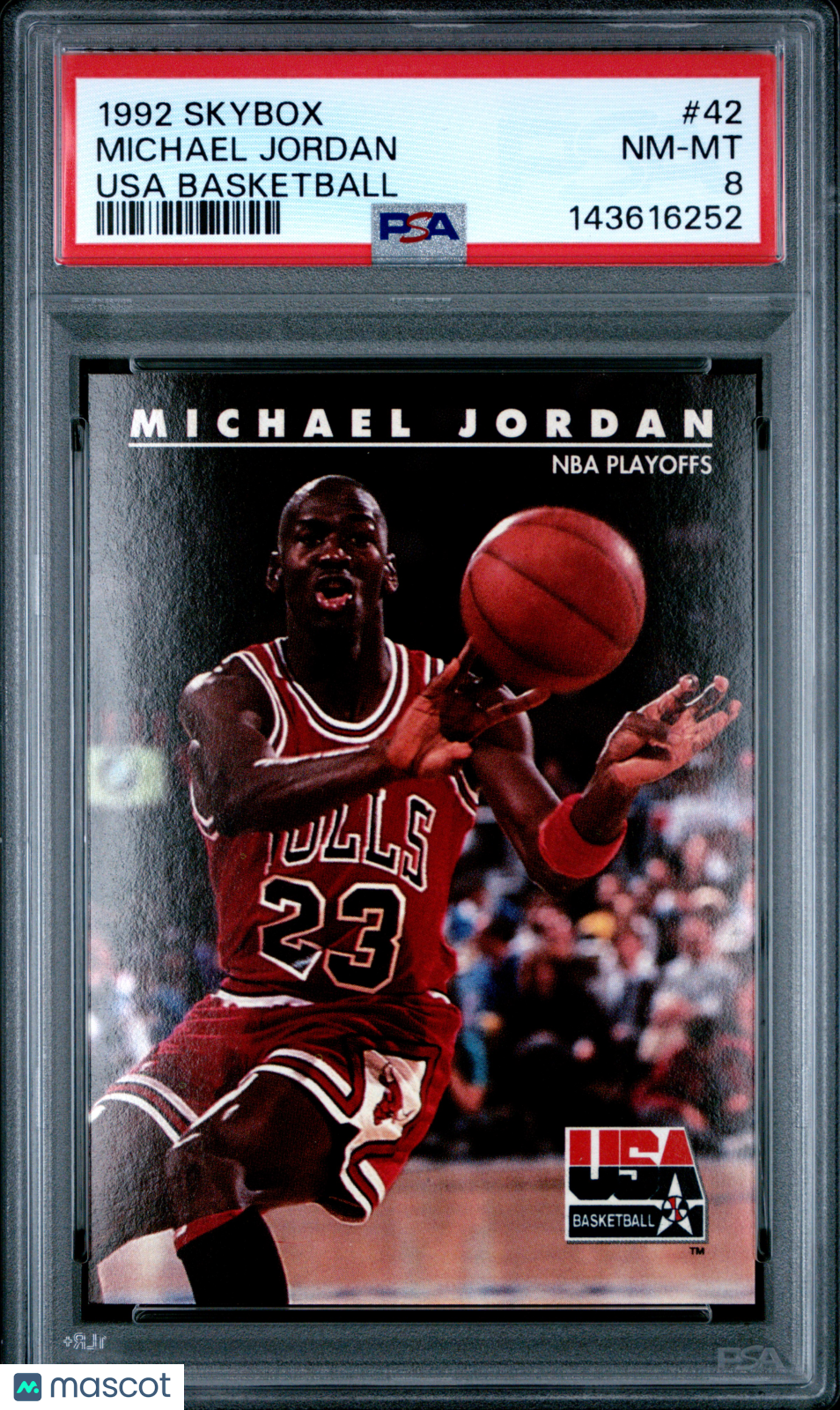 Michael Jordan 1992 Skybox Usa Basketball #42 PSA 8